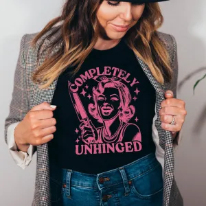 Completely Unhinged Distressed T-Shirt maternity dresses promo