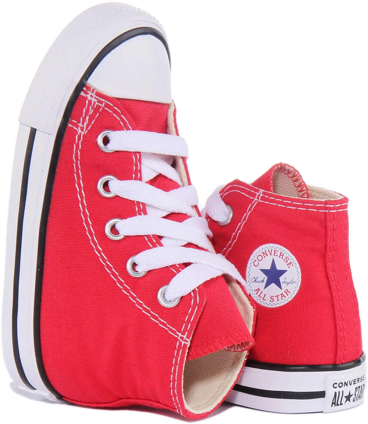 Converse All Star Hi Core in Rot für Babyschuhe Converse