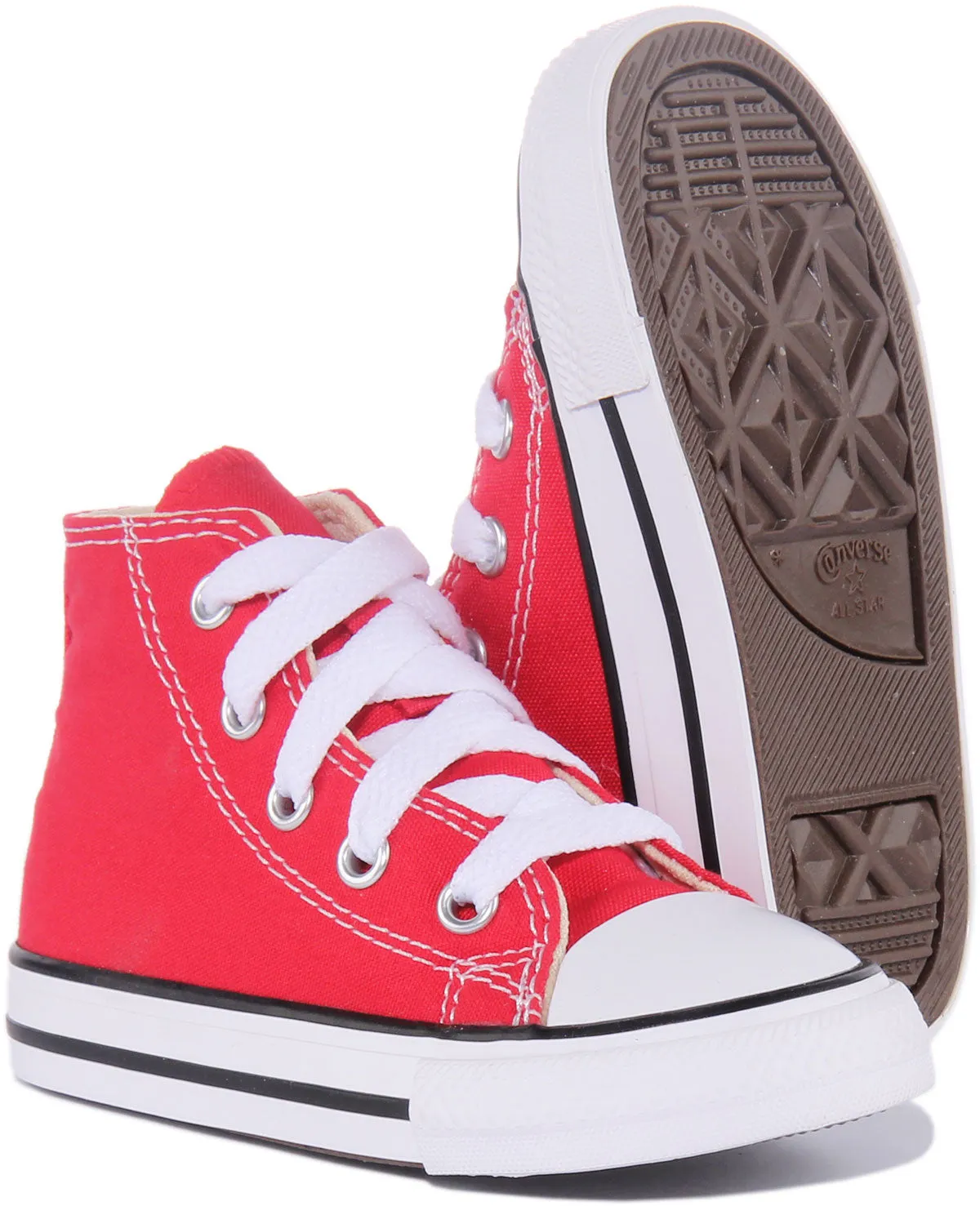 Converse All Star Hi Core in Rot für Babyschuhe Converse
