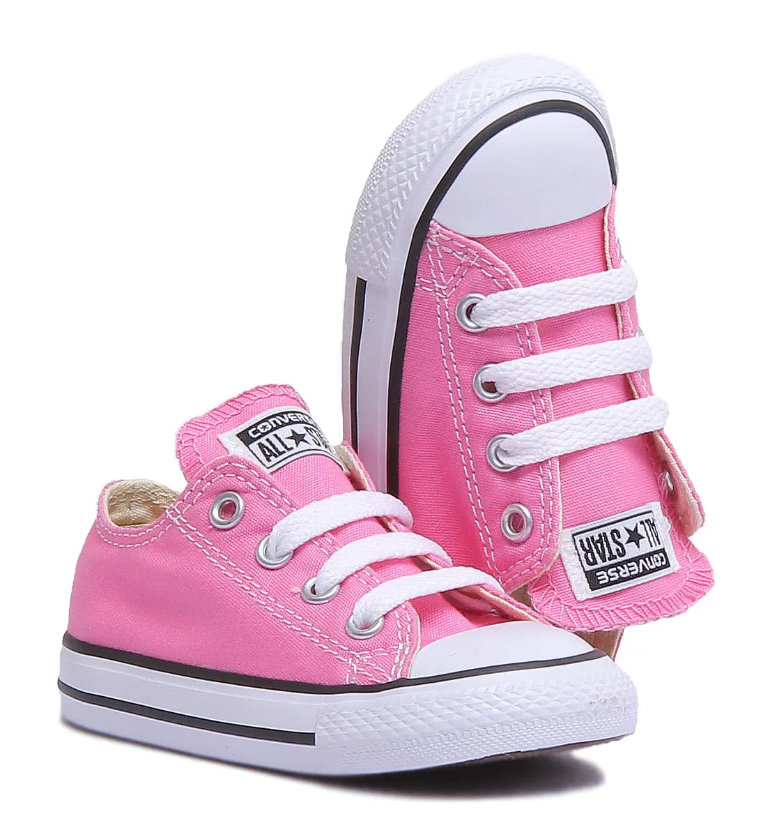 Converse All Star Low Core Trainer in Rosa für Babyschuhe Converse