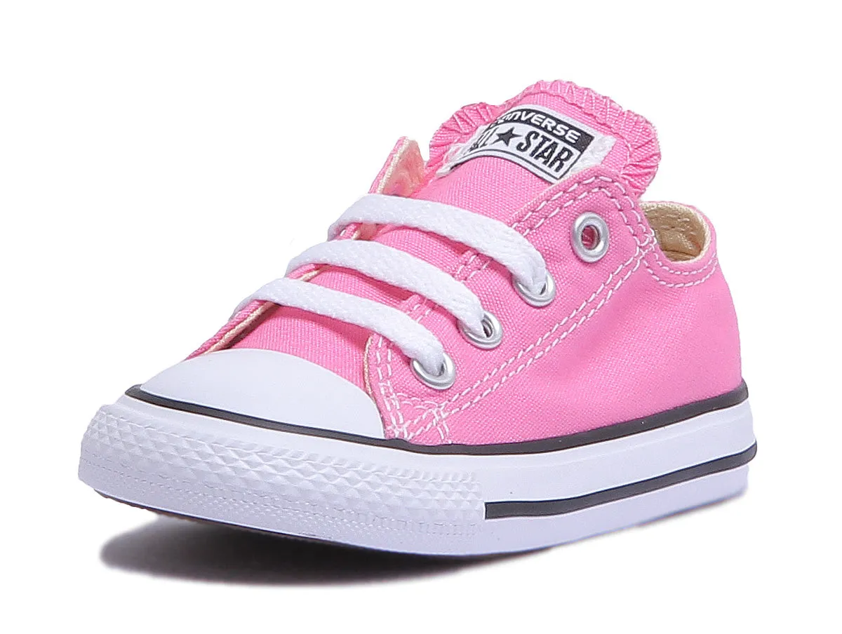 Converse All Star Low Core Trainer in Rosa für Babyschuhe Converse