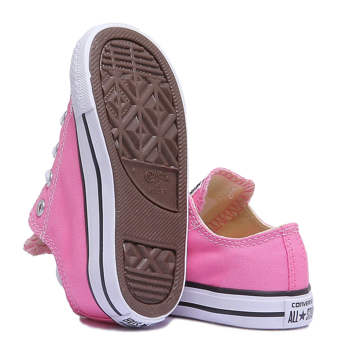 Converse All Star Low Core Trainer in Rosa für Babyschuhe Converse