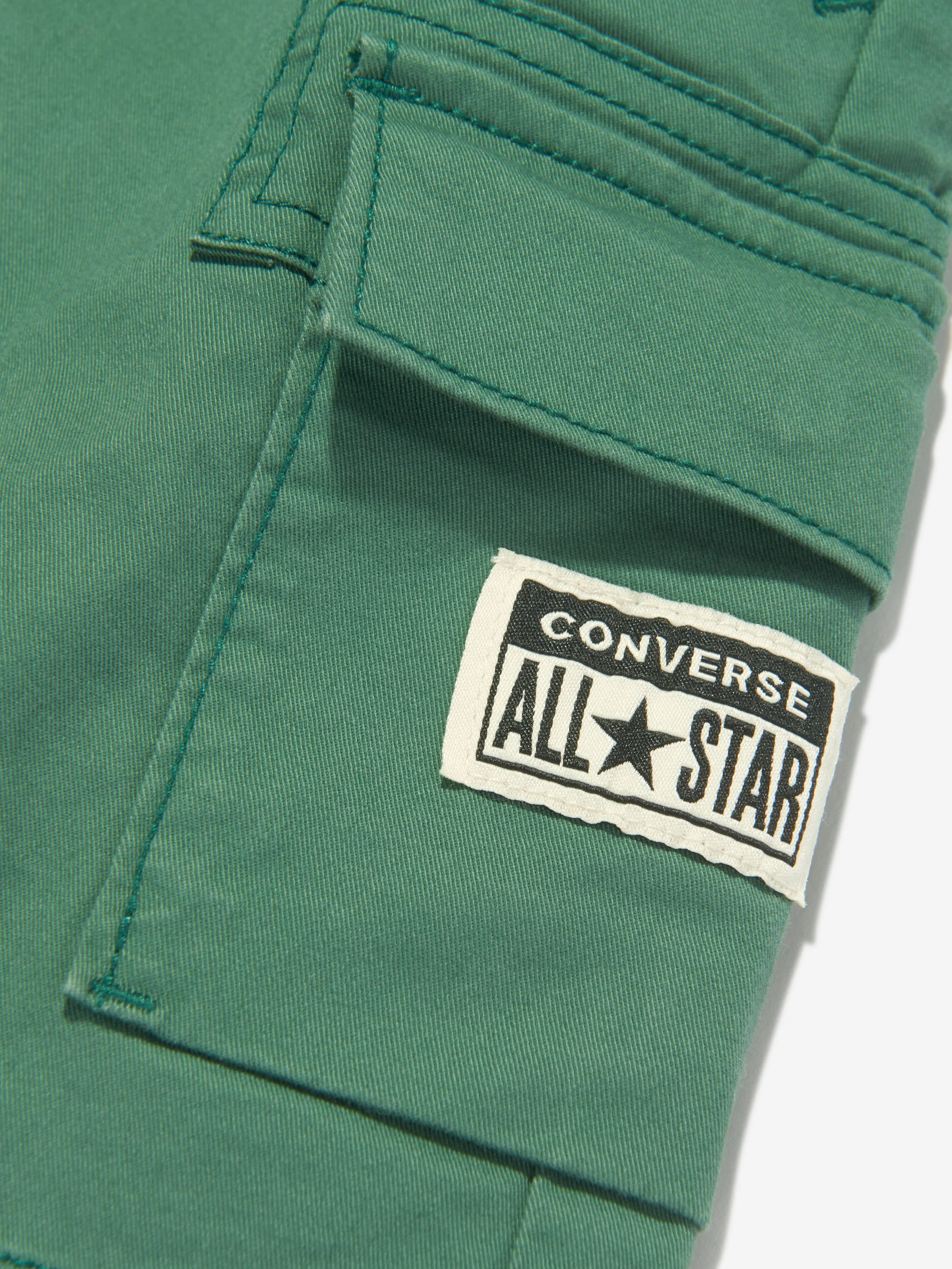 Converse Jungen Lifestyle Gewebte Cargo Shorts in Grün