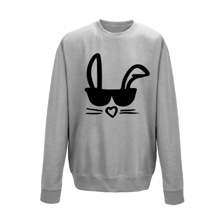 Cool Bunny Mummy & ME Matching Crew Sweatshirts (MRK X)