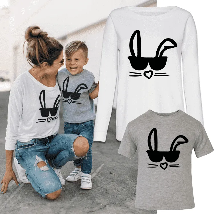 Cool Bunny Mummy & ME Matching Tops (MRK X) nursing tops best deals