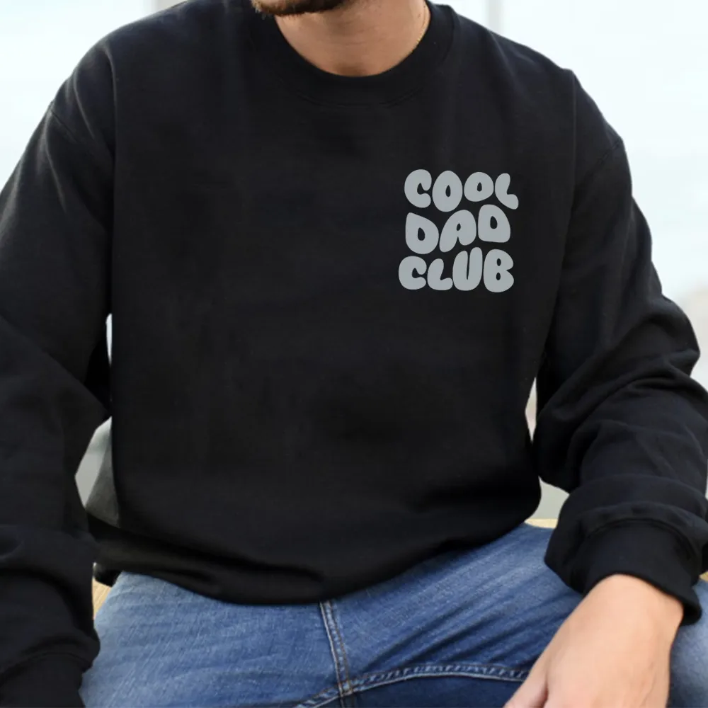 Cool Dad Club Front & Back Graphic Sweatshirt