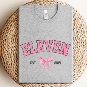 Coquette Age & Year Personalised T-Shirt girls pajamas promo