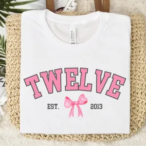 Coquette Age & Year Personalised T-Shirt girls clothes cheap