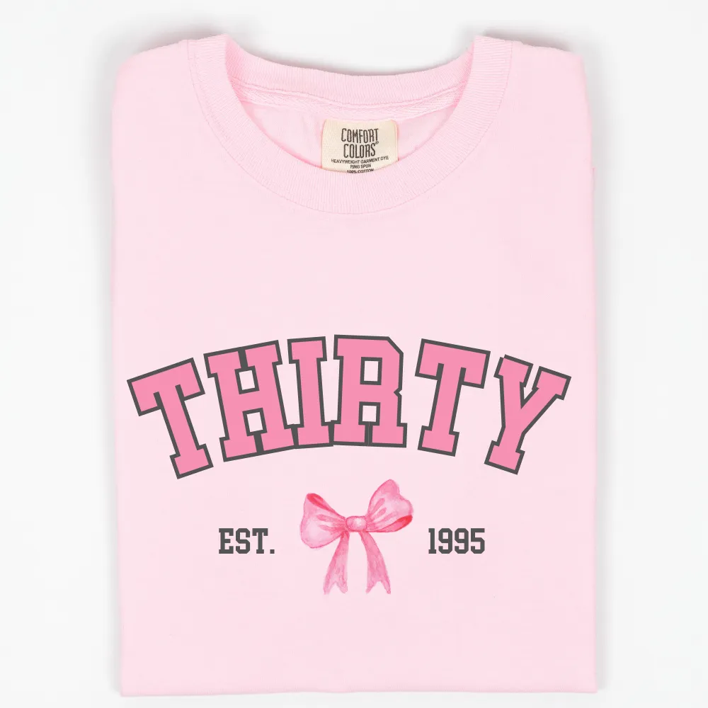 Coquette Age & Year Personalised T-Shirt girls pajamas promo