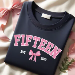 Coquette Age & Year Personalised T-Shirt girls clothes cheap