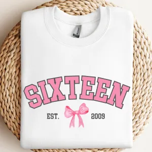 Coquette Birthday Sweatshirt girls skirts clearance