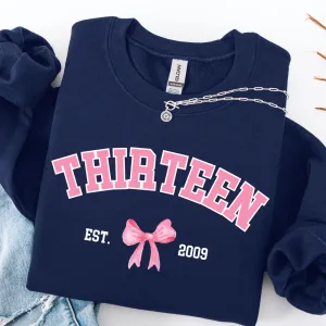 Coquette Birthday Sweatshirt girls skirts clearance