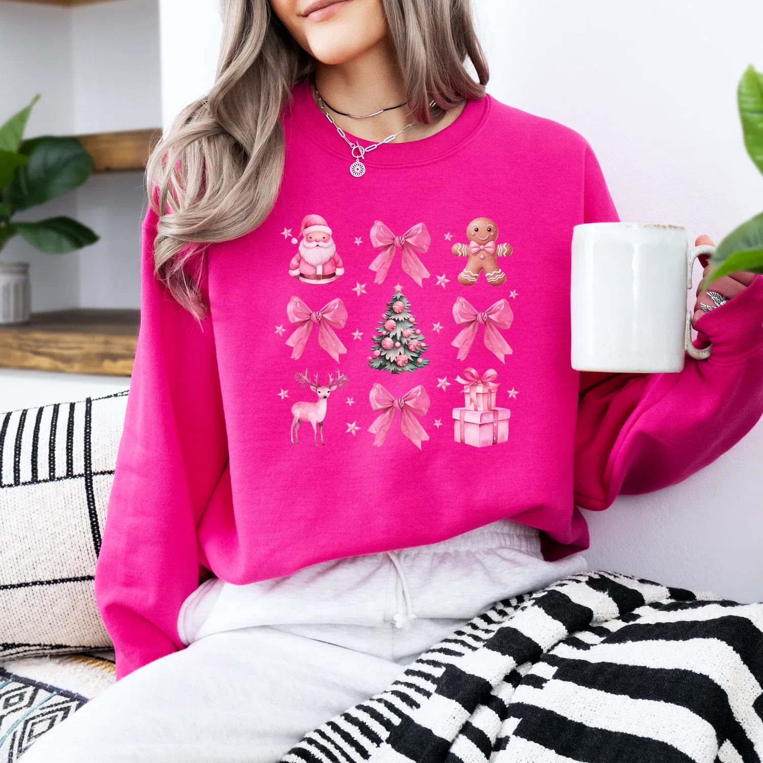 Coquette Christmas Icons Women's Sweatshirt