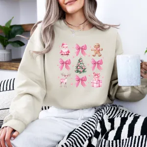 Coquette Christmas Icons Women's Sweatshirt pregnancy clothes clearance