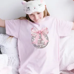 Coquette Disco Ball Kids T-shirt girls pajamas promo
