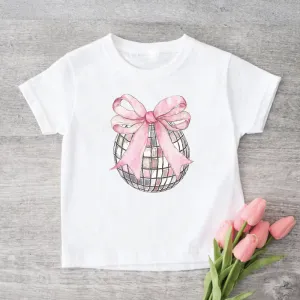 Coquette Disco Ball Kids T-shirt girls pajamas promo