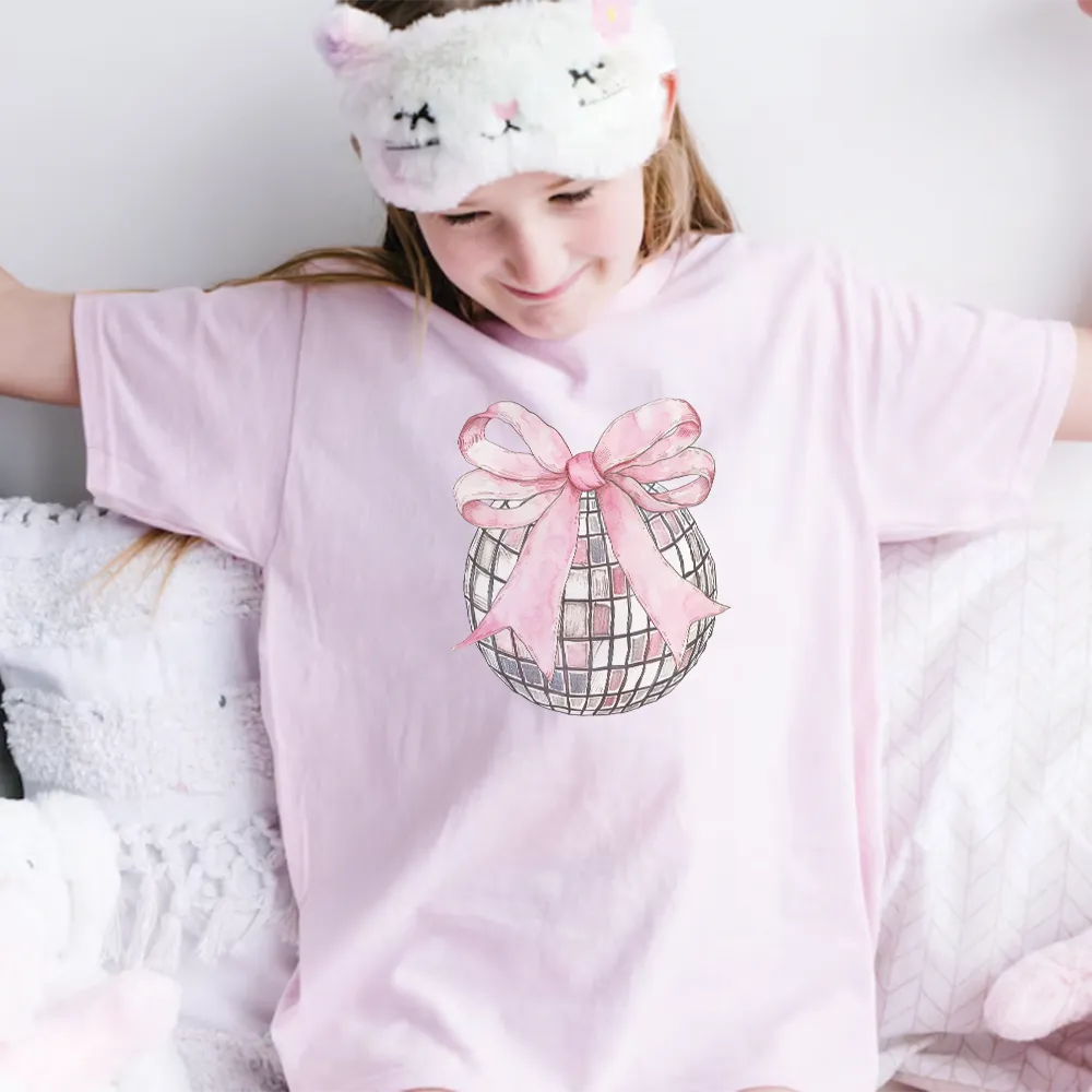 Coquette Disco Ball Kids T-shirt