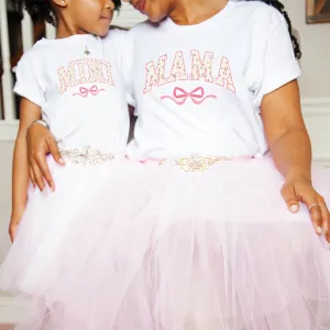 Coquette Mama & Mini Floral Matching T-Shirts maternity dresses promo