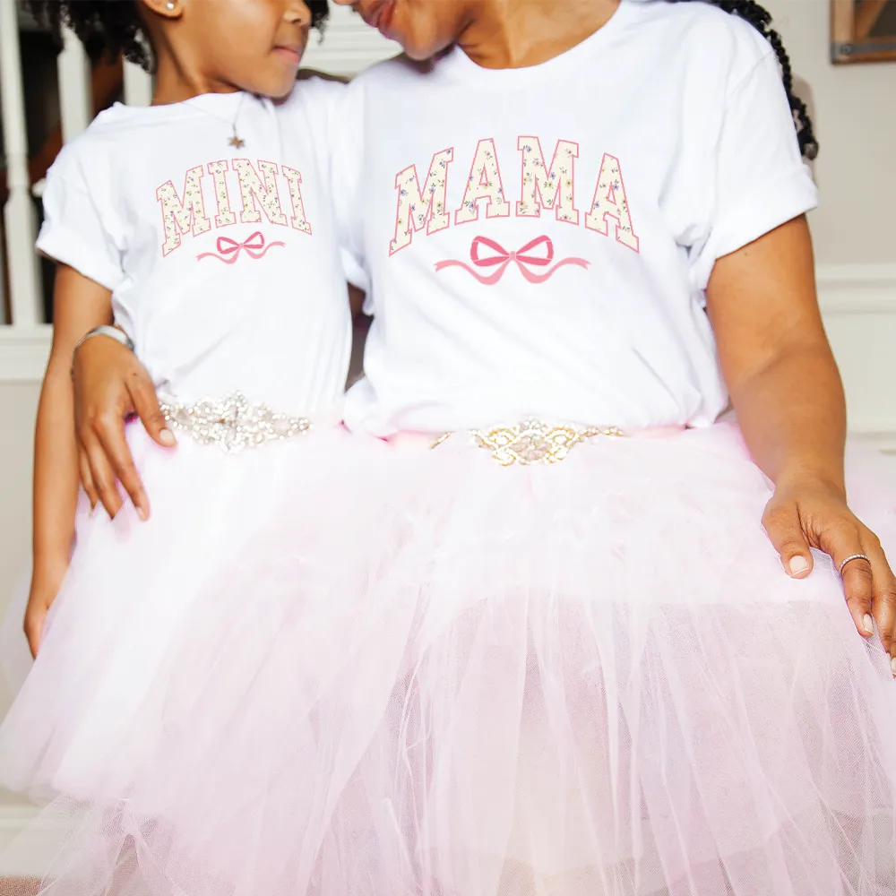 Coquette Mama & Mini Floral Matching T-Shirts