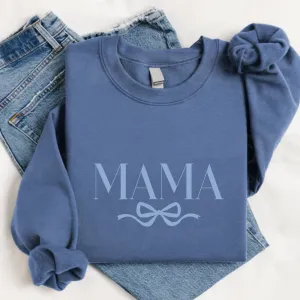 Coquette Mama Bow Sweatshirt pregnancy clothes clearance