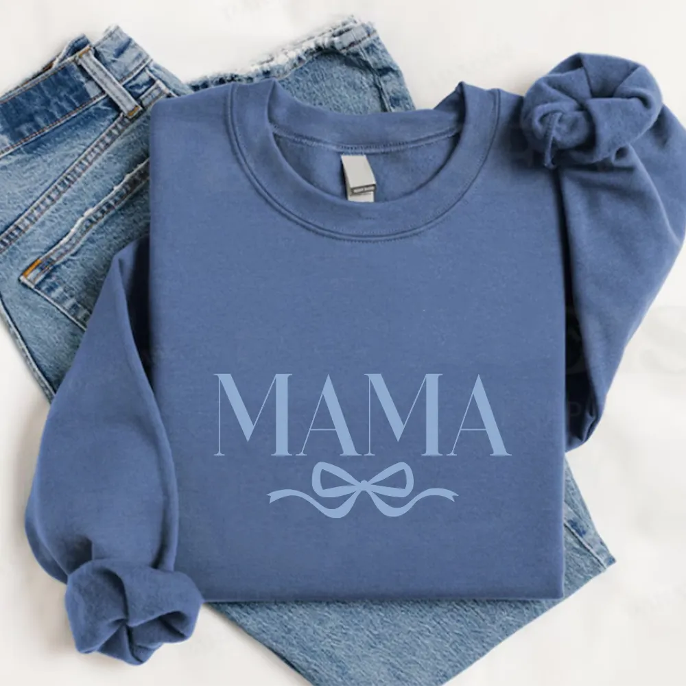 Coquette Mama Bow Sweatshirt pregnancy clothes clearance