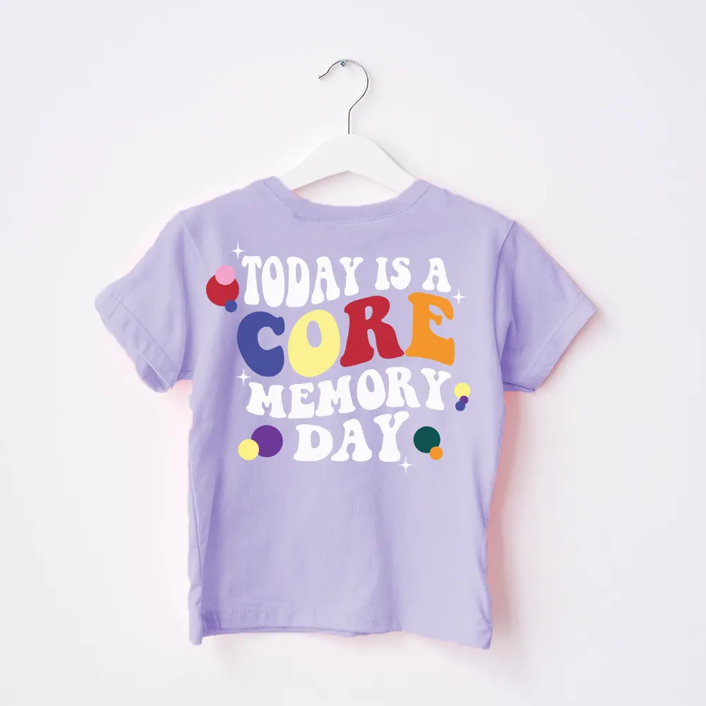 Core Memory Day Kids Back Logo T-shirt