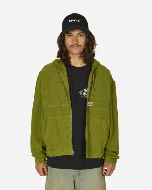 Baumwoll-Mesh-Arbeitsjacke Grün