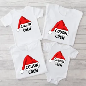 Cousin Crew Santa Matching Christmas T-Shirts & Baby Vests cheap baby clothes online