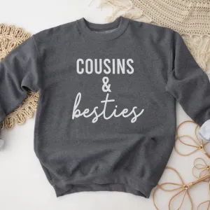 Cousins & Besties Matching Sweatshirts girls skirts clearance