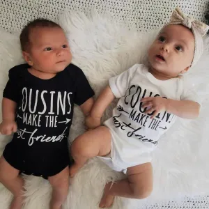 Cousins Make The Best Friends Fashion Bodysuits cheap baby clothes online