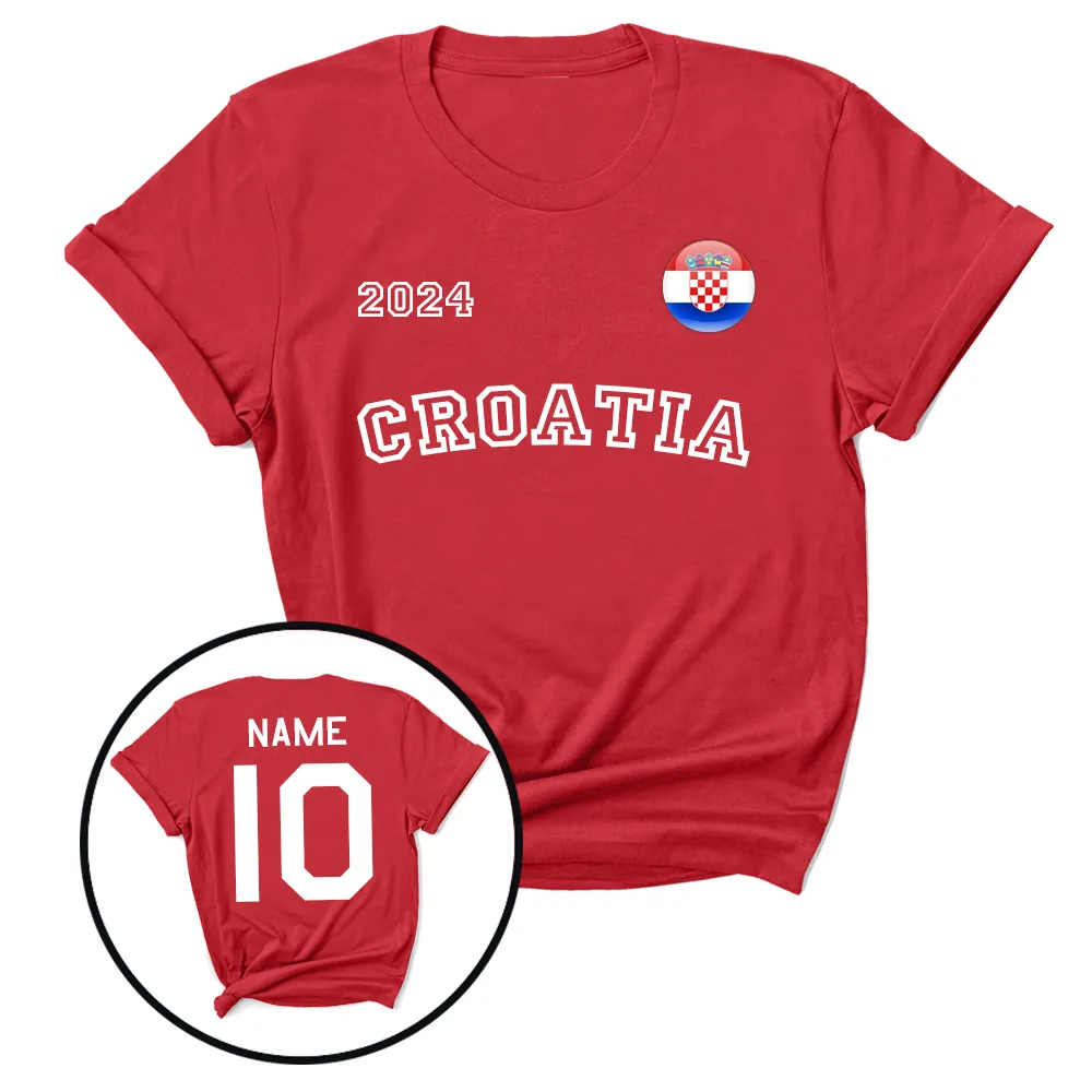 Croatia Euros Supporters T-Shirt daddy outfits clearance
