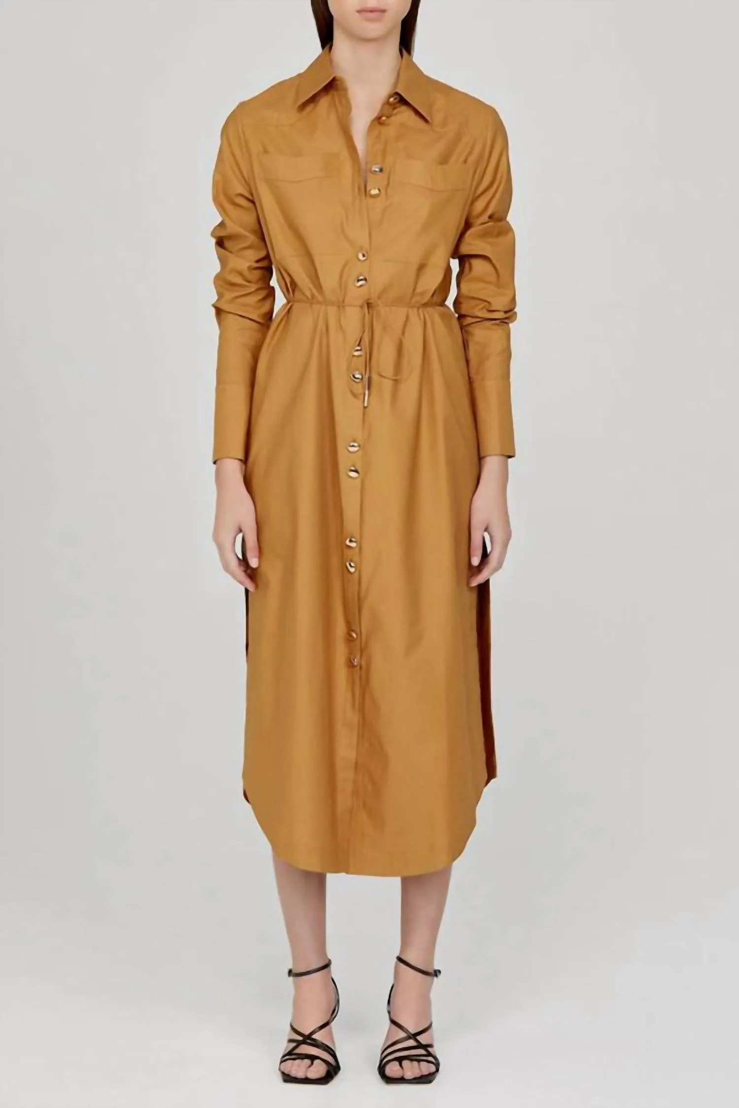 Culiford Shirt Dress In Carob