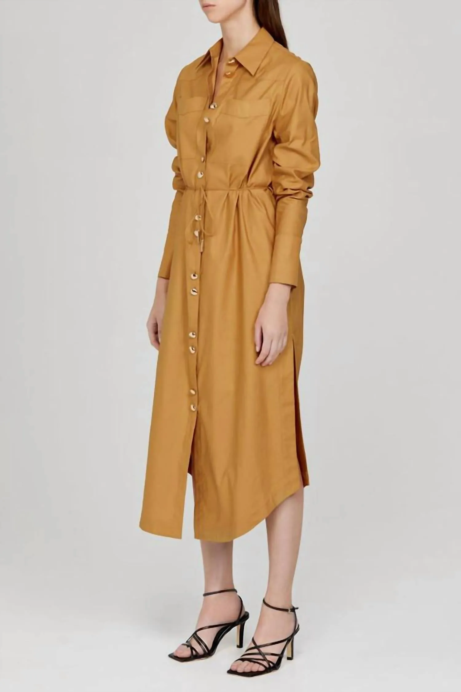 Culiford Shirt Dress In Carob