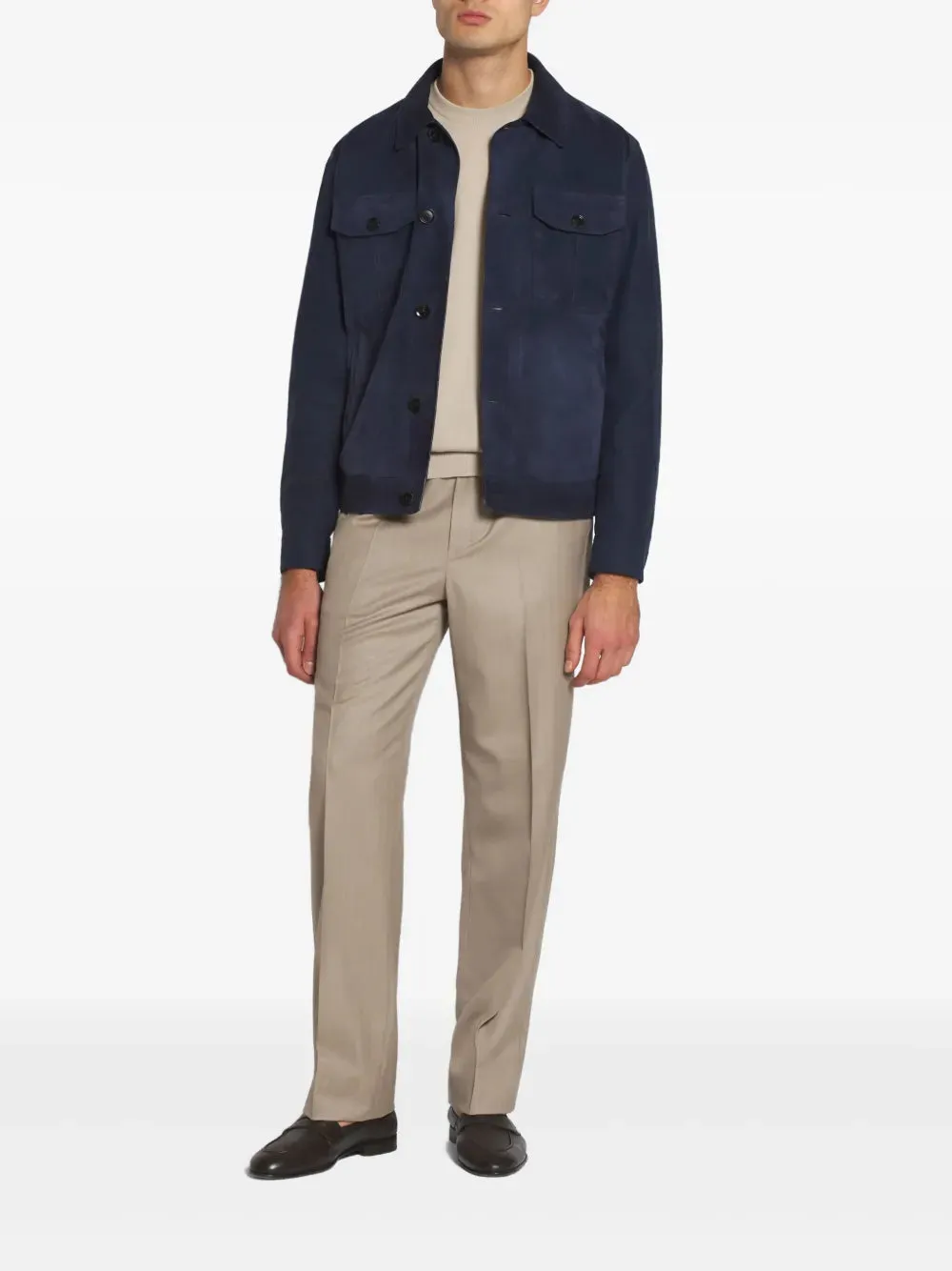 Cupro Shirt Jacket