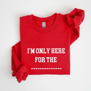 Customised Here For Christmas Sweatshirt mum jeans promo