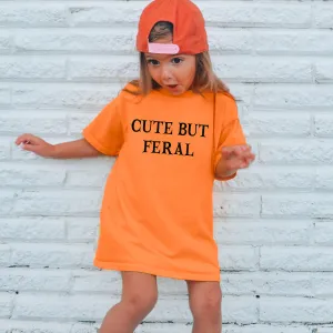 Cute But Feral Halloween Kids Tee boys apparel promo code