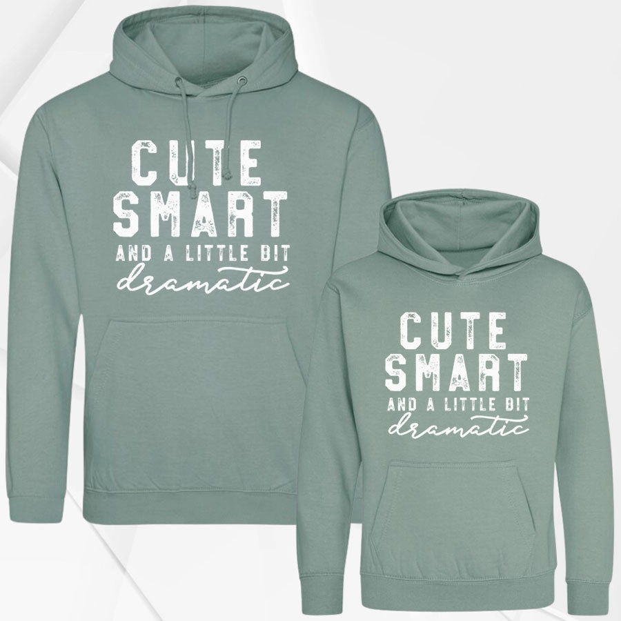 Cute/Smart/Dramatic Matching Sage Hoodies discount mum dresses