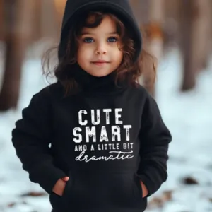 Cute/Smart/Dramatic Kids Hoodie girls skirts clearance