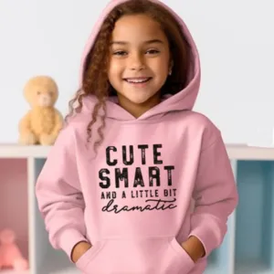 Cute/Smart/Dramatic Kids Hoodie girls skirts clearance