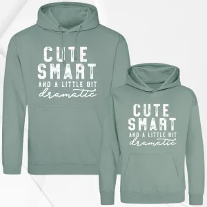Cute/Smart/Dramatic Matching Sage Hoodies breastfeeding tops cheap