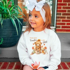 Cutest Pumpkin In The Patch Halloween Kids Sweatshirt boys fashion clearance