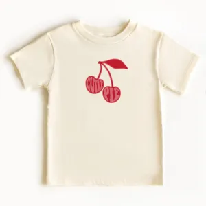 Cutie Pie Cherry Graphic T-shirt girls pajamas promo