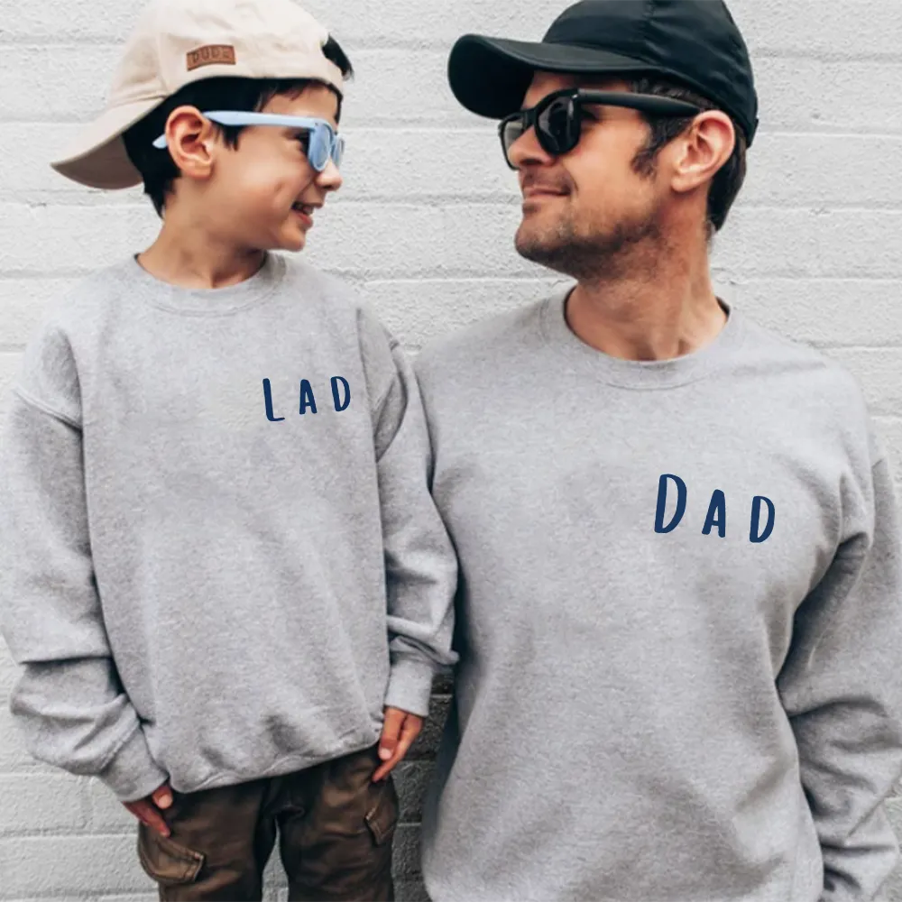 Dad & Lad Matching Sweatshirts daddy outfits clearance