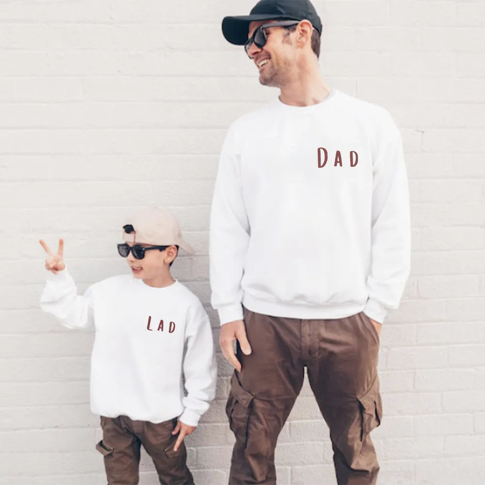 Dad & Lad Matching Sweatshirts