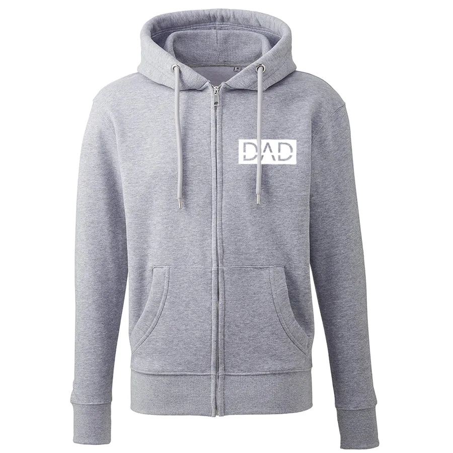 Dad Legacy Block Logo Premium Zip-Thru Hoodie
