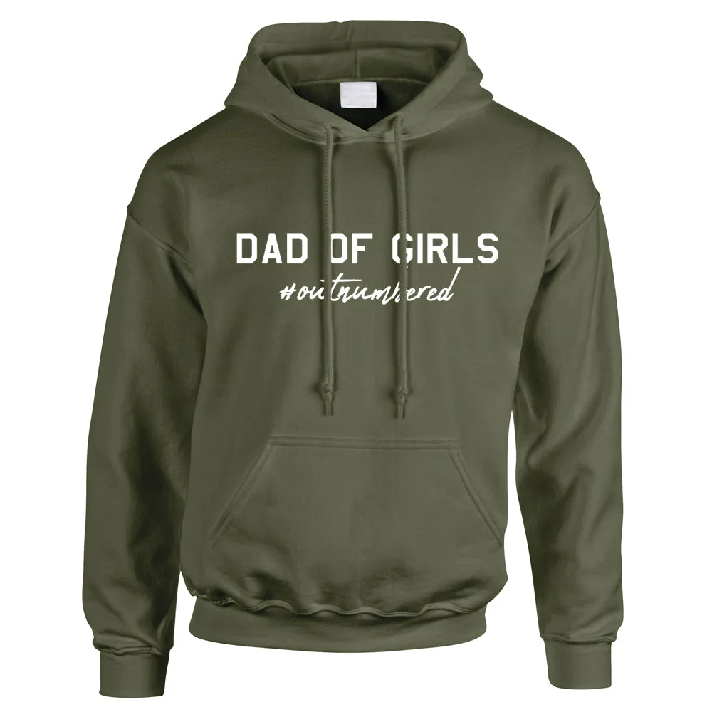 Dad Of Girls Hashtag Outnumbered Hoodie (MRK X) dad jeans best price