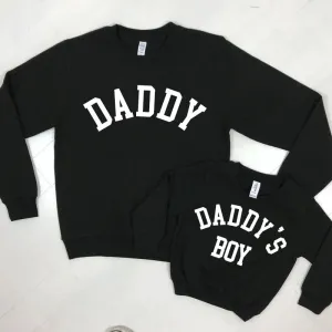 Daddy & Daddy's Boy College Black Sweatshirts (MRK X) dad jeans best price