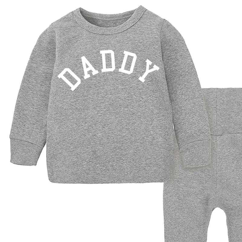 Daddy & Daddy's Girl London Lounge Set Heather Grey (MRK X)