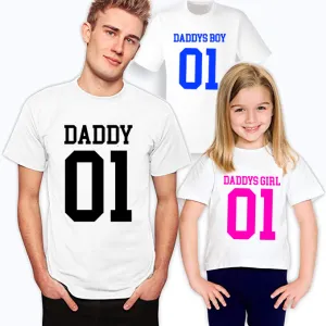 Daddy & Daddy's Girl Matching White Tees (MRK X) dad hats promo code