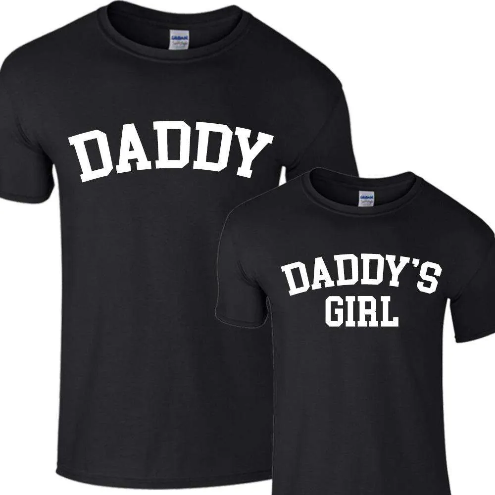 Daddy & Daddy's Girl New College Tees (MRK X) fathers day sale outfits